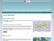 Tablet Screenshot of leansixsigmamexico.com